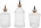 TaNeHaKi 3 Set Bitters Bottle, Glass Bottles For Cocktail Whiskey Mixing Drinks Dispenser With Top Covers Professional Bar Restaurant Ware Kitchen