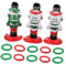 Anneome Jeu De Lancer Gonflable De Carnaval 15 Pièces Casse-Noisettes De Noël Jouets en PVC Jeu De Fête Amusant pour Garçons Et Filles Adultes Style Aléatoire