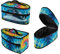 KUIFORTI Blue Tie Dye Iron Case Storage Mini Travel Steam Iron Bags Travel Irons Carrying Case Organizer Portable Iron Protective Cover with Zipper Pockets