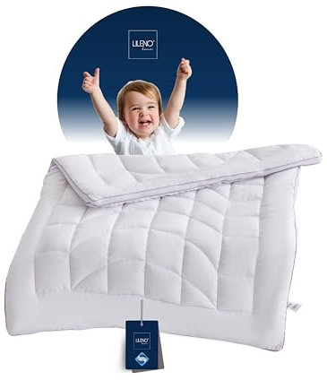 LILENO HOME Kinder Sommerdecke 100x135 cm [1er Set] mit CoolComfort Klimanetz - extra weiche Kinder-Bettdecke 100x135 cm - perfekt als leichte Sommer Decke - waschbar bis 95°C