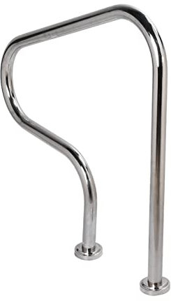 304 Stainless Steel Curved Pool Ladder Handrail - Heavy Duty Underwater Pool Stair Support - Pack of ST001 & ST003 - Ideal for Swimming Pools (ST003)