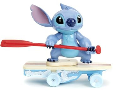 Jada Toys RC Surfer Stitch (25 cm) - ferngesteuertes Disney Fahrzeug mit 360°-Spins und Stunts, Spielzeug für Fans und Kinder ab 3 Jahre inkl. Fernbedienung