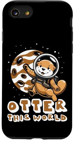 Hülle für iPhone SE (2020) / 7 / 8 Otter This World Raumanzug mit Tiermotiv