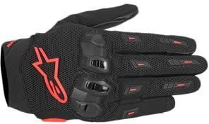 Alpinestars Sp X 5 Air Motorrad Handschuhe, schwarz/neon-rot, L | Atmungsaktiv