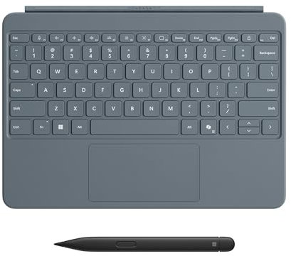 Microsoft Surface Pro 12 Keyboard mit Slim Pen | kompatibel mit Surface Pro 12 | QWERTZ | Ozean