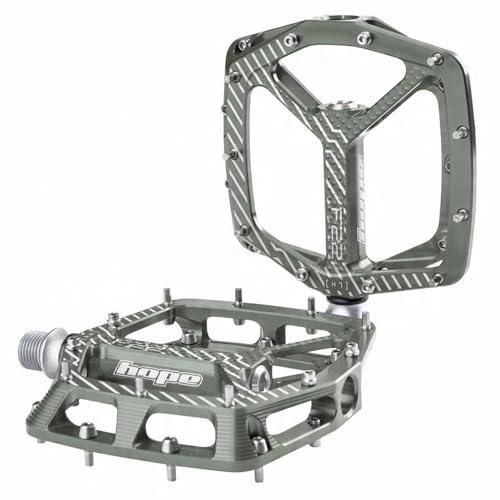 Hope F22 MTB Flat Mountain Bike Pedals (Smoke)