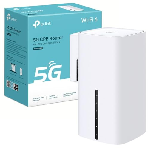 TP-Link Archer NX200 AX1800Mbps Wi-Fi 6 5G Router With Sim Slot, Up To 4.67Gbps Download Speeds, Dual-Band WiFi Router, Gigabit LAN/WAN Port, SIM Card Plug & Play WiFi Booster (Renewed)