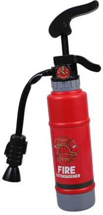 Squirter a Forma di Estintore Realistico in Plastico per Bambini | Vacanze Estive, Giochi di Ruolo Pompieri, per Party e Outdoor Play, Design Robusto per Acqua