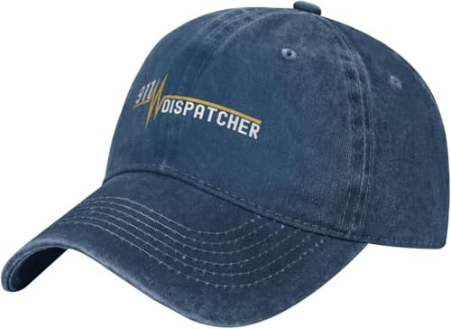 Trucker Cap 911-Notrufzentrale – Herzschlag Taktische Hüte Uv-Schutz Golf Cap Abwaschbar Für Outdoor Sportliche Angeln