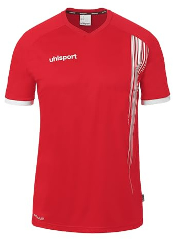 uhlsport Impulse Shirt Kurzarm – Fußball Trikot Kurzarm, bedruckbar, Teamwear Trikot mit Rundhals für Training & Spiel