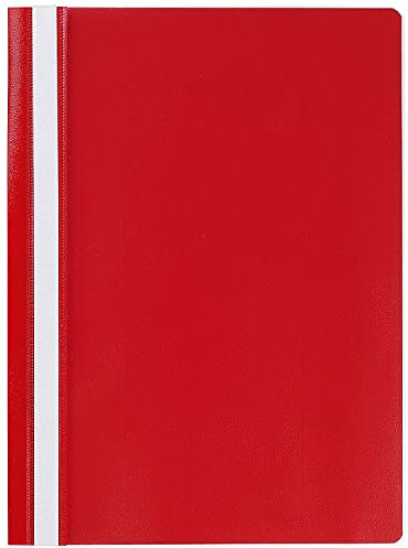 Q-Connect A4 Project Folder - Red (Pack of 25)