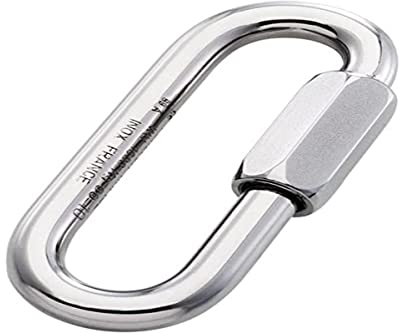 Petzl P15 Go Oval Stahl Quick Link, 7 mm