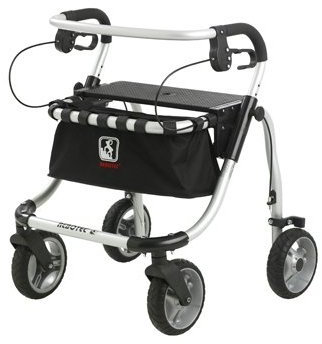 Rollator POLO PLUS-T Gr. S, SH49 kompl.,silber, Rollatoren