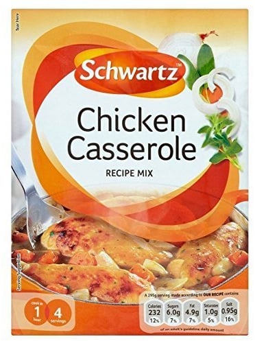Schwartz Authentic Chicken Casserole Mix 36g