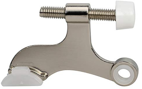 10 Pack Rok Hardware Heavy Duty Hinge Pin Door Stop, Brushed Nickel ROKDSP1BN