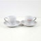 2X Ramazzotti Espresso Gläser mit Untertasse