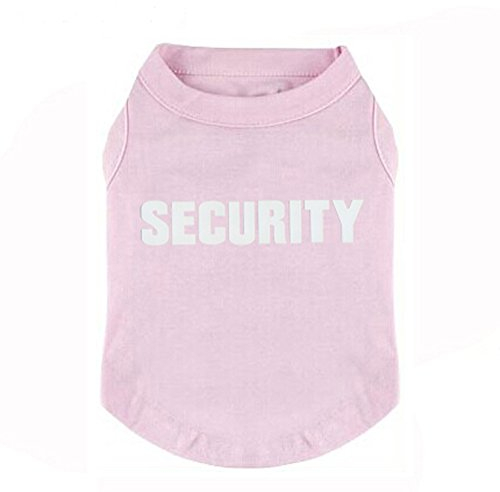 Hundehemd T-Shirts Welpe Sommerkleidung Hund Tank Top Weste Security Schweißhemd für kleine Hund mittlere Hundekatze (XXXL, Pink)