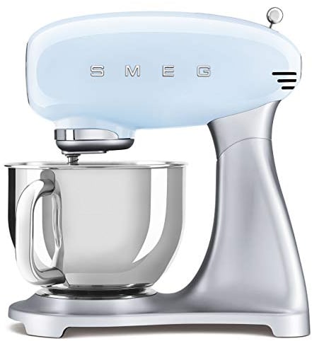 Smeg 1950's Retro Style Aesthetic Stand Mixer (Pastel Blue)