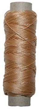 Sattlergarn Zwirn 14x2x3 Polyester 50 m haselnussbraun Ø 0,3mm (5087)