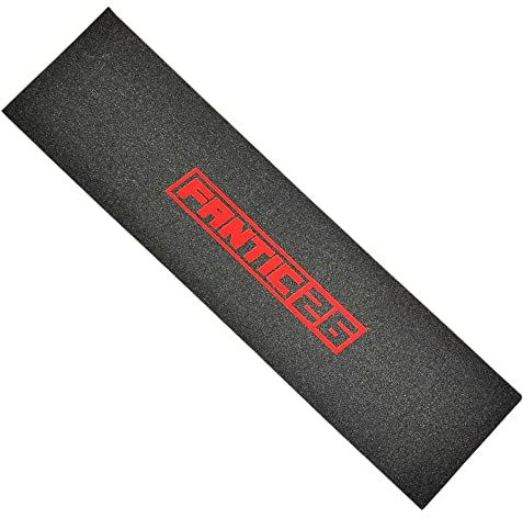 Fantic26 Stunt-Scooter Griptape Ersatz Park Trick Tret Roller Anti Rutsch Sandpapier 58,5cm (15,5cm Basic Schwarz/Rot)