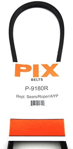 Courroie Pix 9180R pour motoculteurs et motoculteurs Craftsman/Husqvarna 532009180, 76018, J2410, STD324410