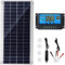 Panneaux solaires 300W 18V flexibles Kit de système silicium monocristallin Module photovoltaïque avec contrôleur charge pour camping-car, bateau, yacht, voyage en plein air,Solar,30A Controller