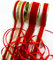 CaPiSo Weihnachtsband Satinband Geschenkband Schleifenband Dekoband Advent Weihnachten mit Schrift Frohe Weihnachten (Set 10)