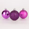 60 mm/6 Stück Weihnachtskugeln, bruchsicher, lila, Weihnachtsbaumschmuck, Kugel, Ornamente, Kugeln, Weihnachtsdekoration, Urlaubsdekoration, glänzend, matt, glitzernd