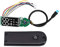 KIMISS Elektroroller BT, Armaturenbrett mit Display Panel G30d Display Digital 2 Cover für G30