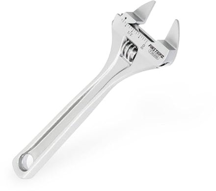 FIRSTINFO 6 Slim Jaw Adjustable Wrench 0.94 inch (23.9mm) Jaw Capacity, Chrome Vanadium