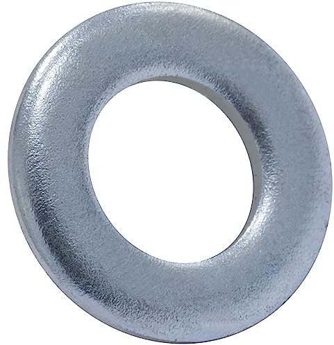 AERZETIX - C67581 - Set di 100 rondelle piatte M6 - in acciaio zincato - DIN 125 - costruzione in legno montaggio avvitato vite dado serraggio tenuta fissaggio meccanica