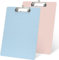 Classycoo Planches à pinces en plastique, à profil bas, format lettre A4 (31,2 x 22,6 cm), planchettes à pince pour salles de classe, bureaux, restaurants, bureaux de médecins