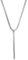 NOELANI Y-Collier Edelstahl Damen Halsschmuck, mit Preciosa, 40+5 cm, Silber, Kommt in Schmuck Geschenk Box, 2036933