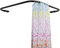 Sasko Duschvorhangstange Duschstange Duschvorhang L-Form Asymmetrisch Aluminium Stabile Belastbarkeit 25 kg Gardinenstange für Vorhang für Badewanne & Dusche Wandmontage - Schwarz - 70x140 cm