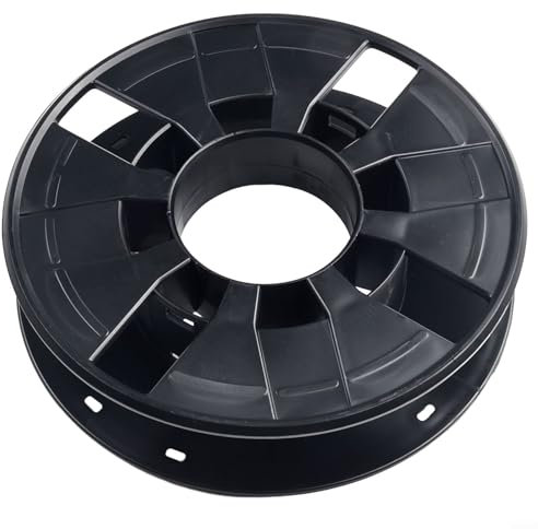 Yhenlovtt Empty Cable Wire Wrap Reel Drum Revolution Extension Camping Electric Hook Up Cable Reel Winder,For Storing Cables,Christmas Lights,Wire for Caravan Leads Cables