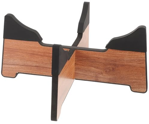 DECOMELODY Steel Tongue Drum Holder Wooden Floor Stand Tongue Drum Display Rack Performance and Storage