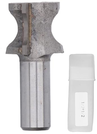 Bullnose-Fräser, halbrunder Kantenfräser, 1/2-Zoll-Schaft, Wolframstahl, Holzbearbeitungswerkzeug für Tür, Tisch, Schrank, Regal