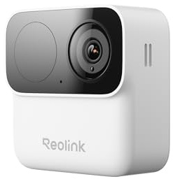 Reolink Magnetische Kabellose Überwachungskamera Außen&Innen, KI Erkennung | 2,4/5GHz WLAN, IR Nachtsicht, 9 Monate Akkulaufzeit, Lokaler Speicher, Kein ABO, 2-Wege-Audio, IP67 Wetterfest, Argus MagiCam