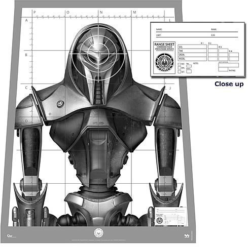 Poster – Battlestar Galactica – Cylon (Range-Ziel 45,7 x 57,1 cm bsg-0031