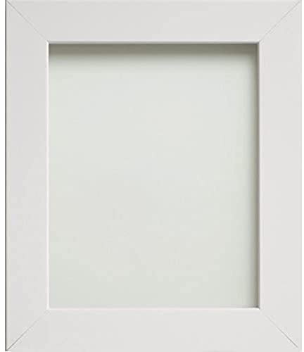 Frame Company Watson White 18x14 Photo Frame with Real Glass | Fits a 18x14 image, Frame size 18x14, Overall approx 20.4x16.4, Real Glass Front