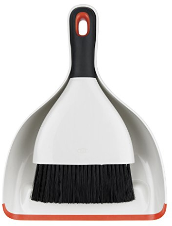 OXO Good Grips Dustpan & Brush Set, Cream, Standard