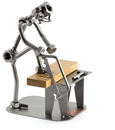 Steelman24 Schraubenmännchen Heimwerker | Made in Germany,Handarbeit,Geschenkidee,Stahlfigur,Metallfigur,Metallmännchen