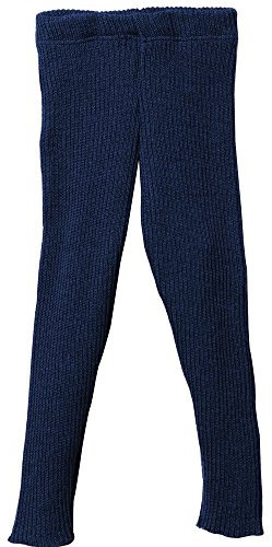 Disana 33209XX - Strick-Leggings Wolle, marine, 74/80