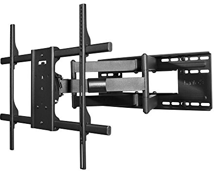 Kanto FMX3C Full Motion Articulating TV Mount for 50 to 100 inch TVs | Supports up to 68 kg | Up to 28 Extension | +15° to -5° Tilt | 88° Swivel | Black