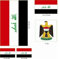 U24 Aufkleberbogen Irak Aufkleber Set Flagge Fahne