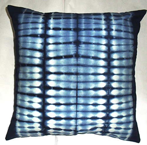 Traditional Jaipur Indigo Kissenhülle, dekorativer Überwurf-, Tie Dye Kissen, Boho indischen Outdoor Kissen, Shibori Boho kissenrollen
