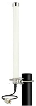 DELOCK LTE/GSM/UMTS Antenne N Buchse 2-6,5 dBi omnidirektional starr Mastmontage weis Outdoor