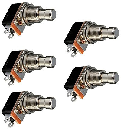 Mintice 5 X effetti pedale interruttore a pedale momentaneo chitarra elettrica metallo