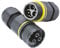 Knightsbridge JB0011 Weatherproof IP68 (@2bar) Plug and Socket Inline Cable Connector, 3-Pole, rated to 16 A,Black