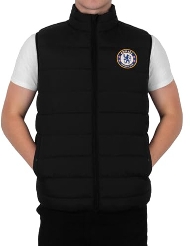 Chelsea Mens Gilet Jacket Body Warmer Padded OFFICIAL Football Gift